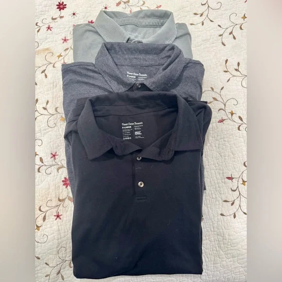 3-pack Fresh Clean Threads Men's Polo Shirts XL - Picture 1 of 6